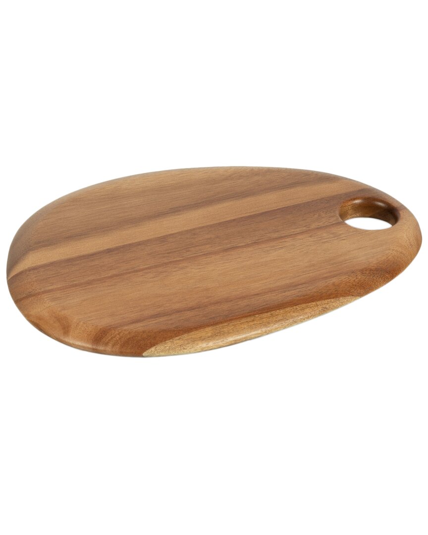 Toscana Pebble Shaped Acacia Serving Board In Natural