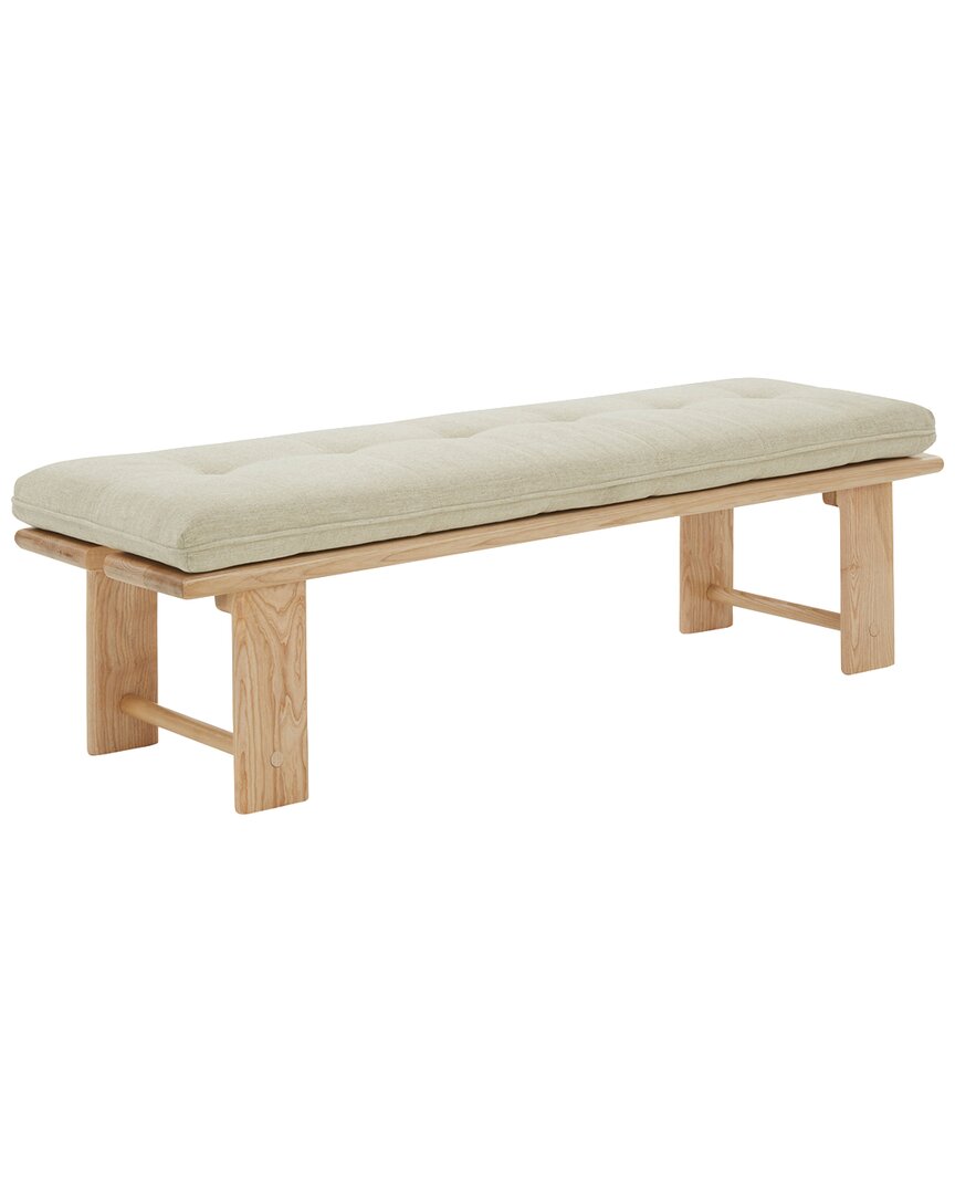 Shop Safavieh Couture Bartolili Wood & Cushion Bench