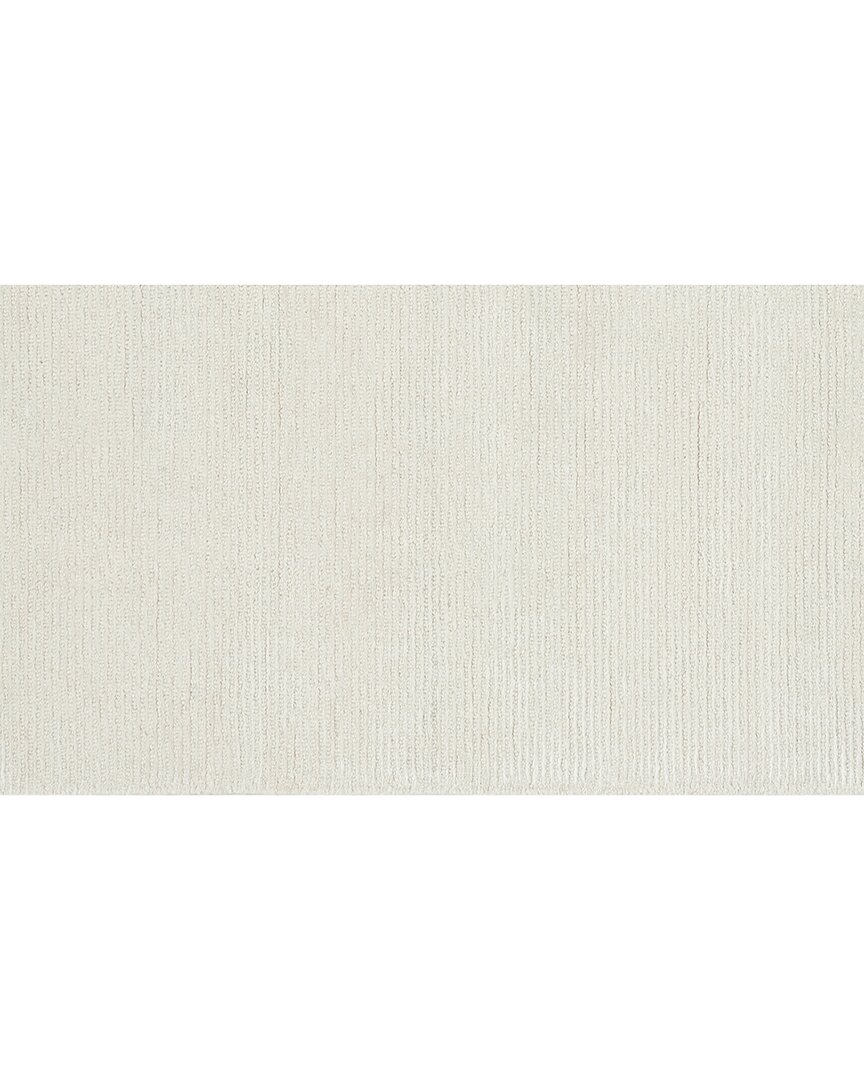Calvin Klein Ravine Contemporary Indoor Wool-blend Area Rug In White