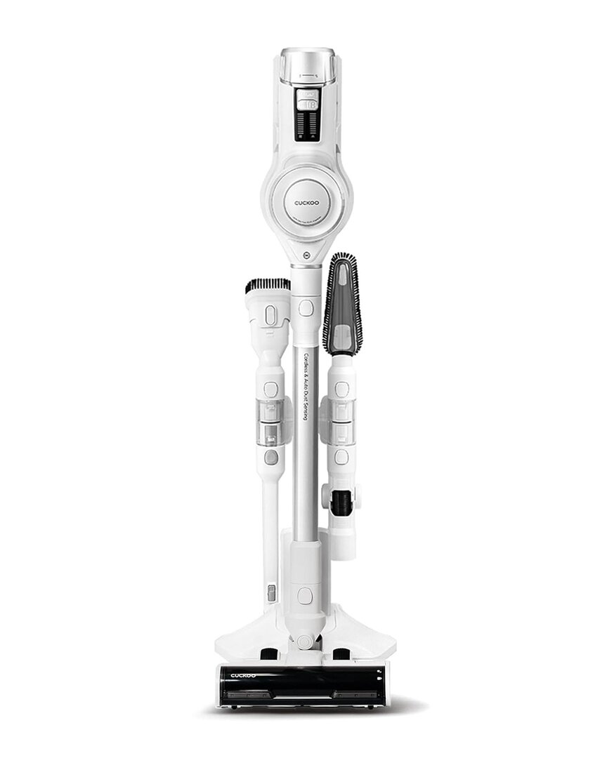 Cuckoo Upright Powerclone Cordless Vacuum In White