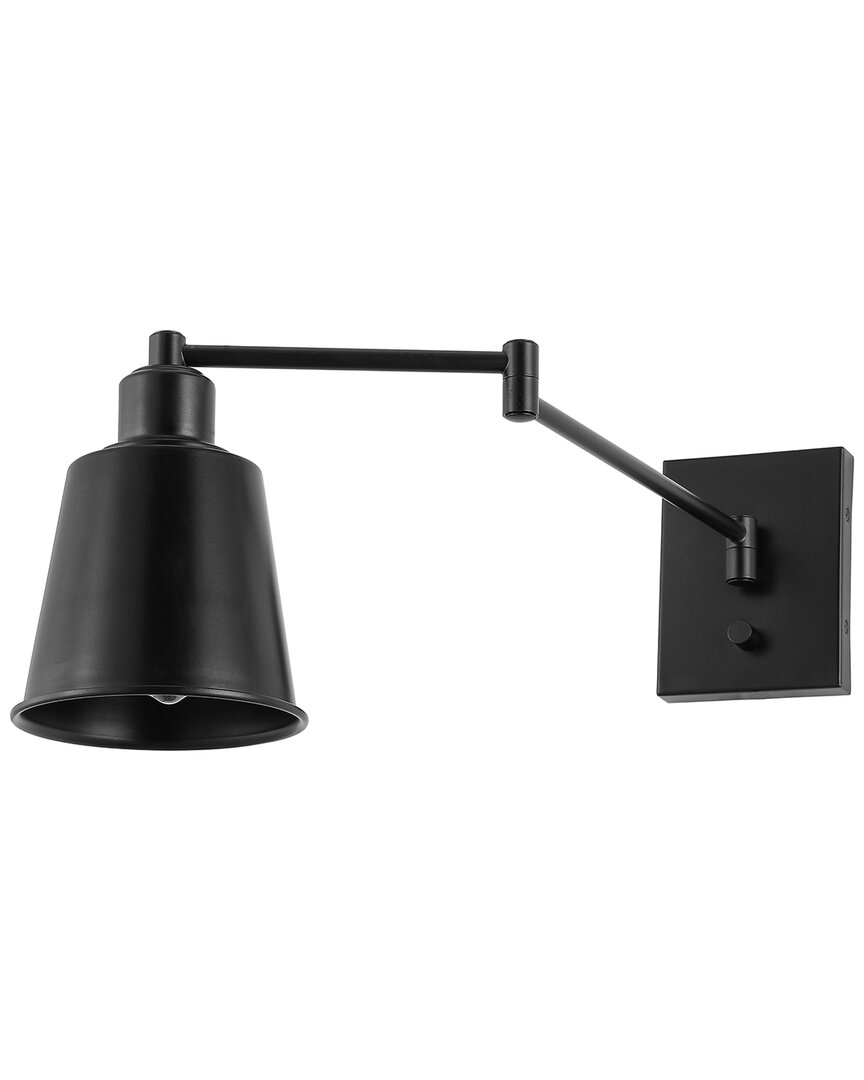 Shop Jonathan Y Cary Swing Arm Wall Light In Bronze