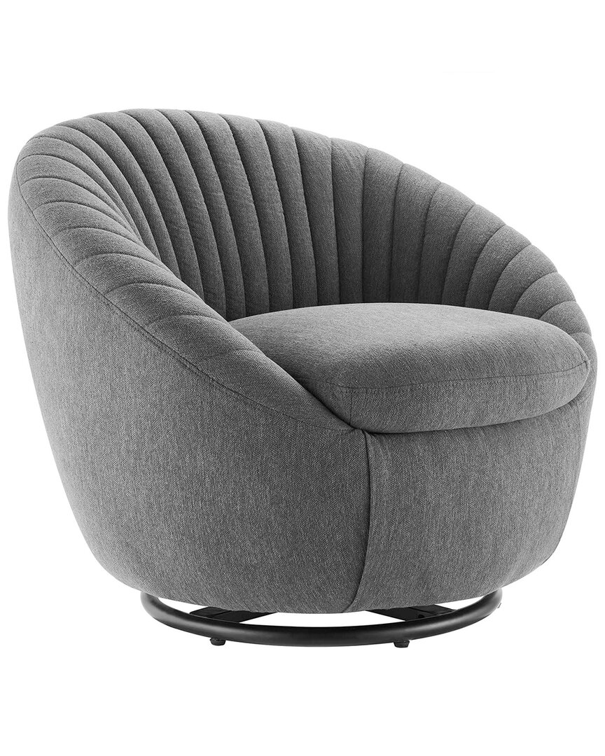 Modway Whirr Tufted Fabric Swivel Chair