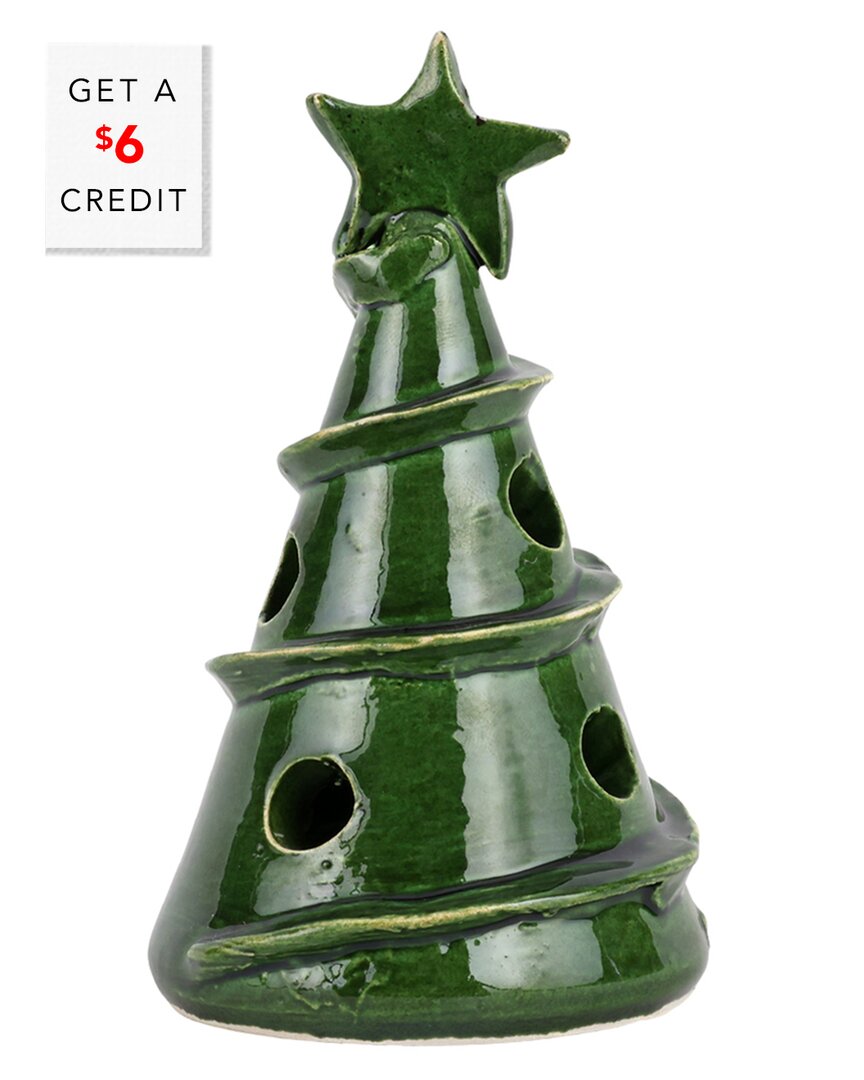 Vietri Foresta Mini Swirl Tree Christmas Decor
