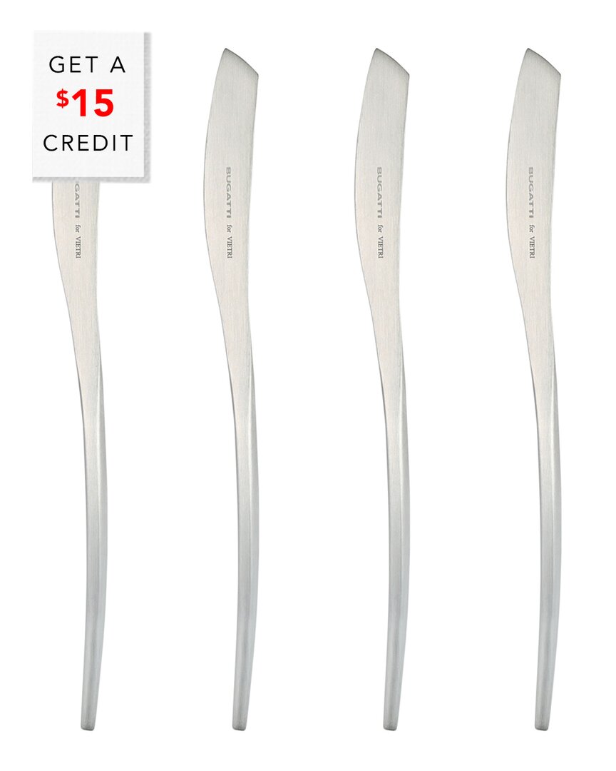 Vietri Natura Satin Finish Spreaders, Set Of 4