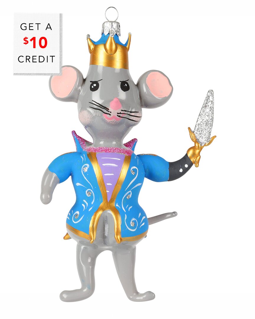 Vietri Nutcrackers Figural Mouse King Ornament