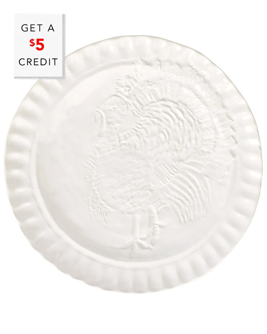 Vietri Pietra Tacchino Salad Plate