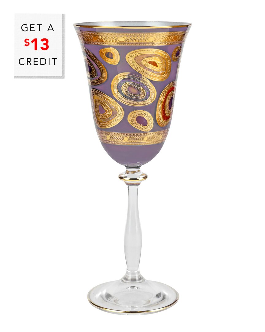 Vietri Regalia Wine Glass, 9.5 Oz.