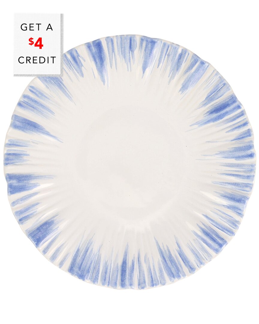Vietri Viva By  Bari Blue And White European Dinner With $3 Credit