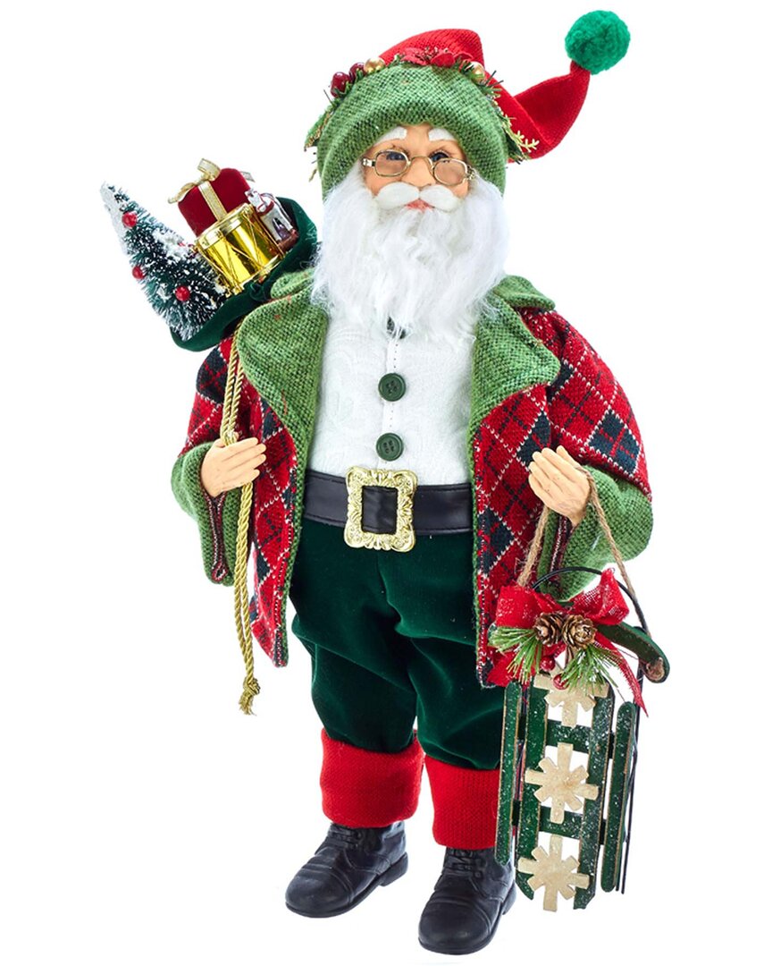 Kurt Adler Kringle Klaus Santa In Multi
