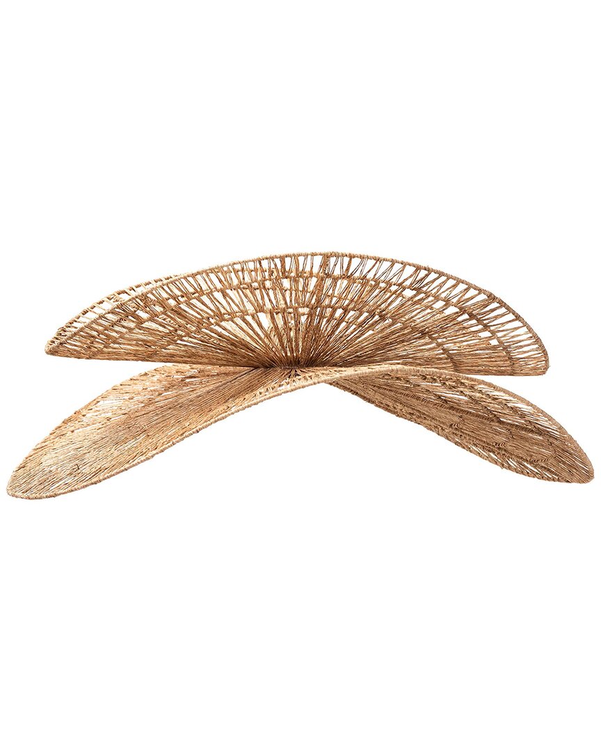 Baxton Studio Theanna Woven Jute Pendant Lampshade In Brown