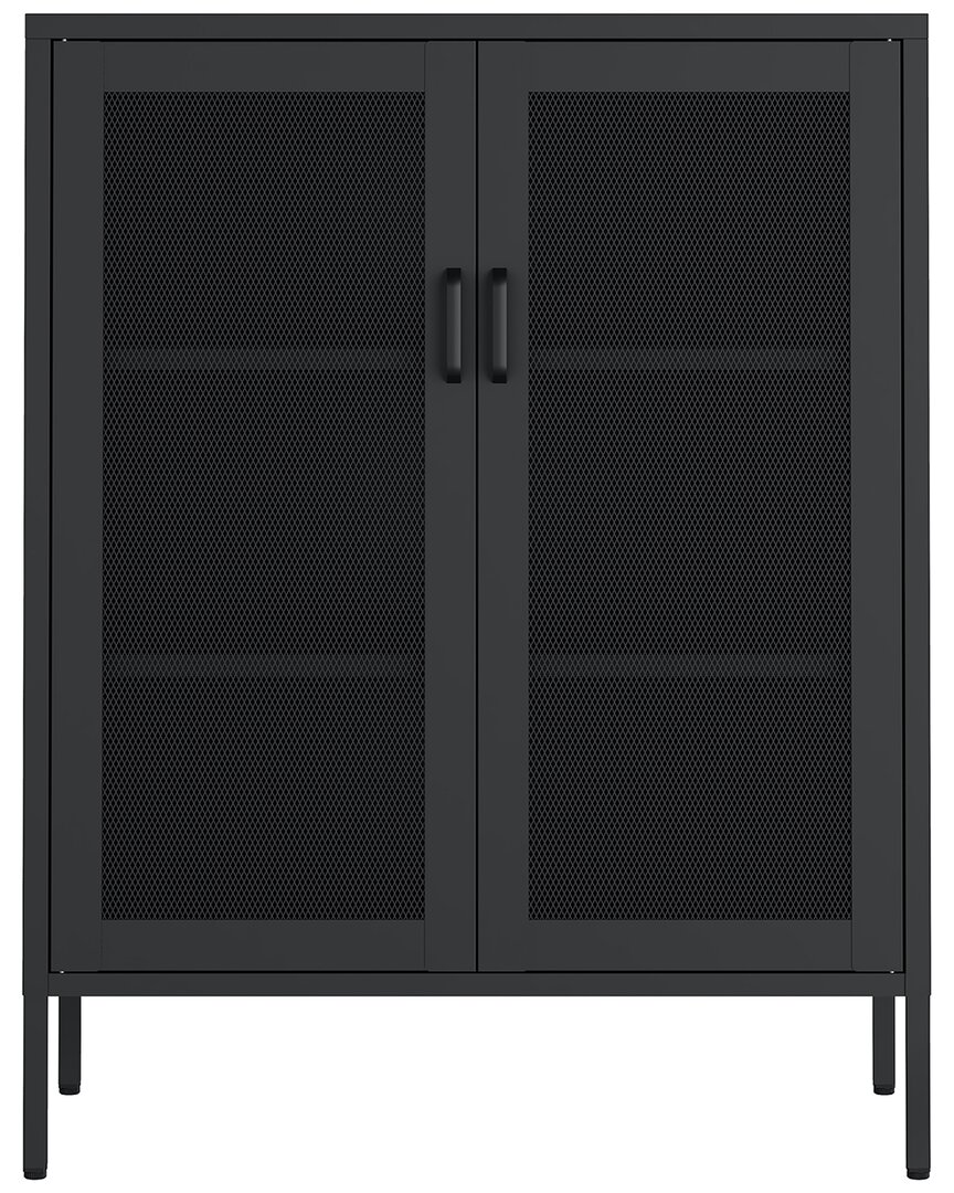 Manhattan Comfort Amelia Modern Accent Cabinet With 3 Adjustable Shelves