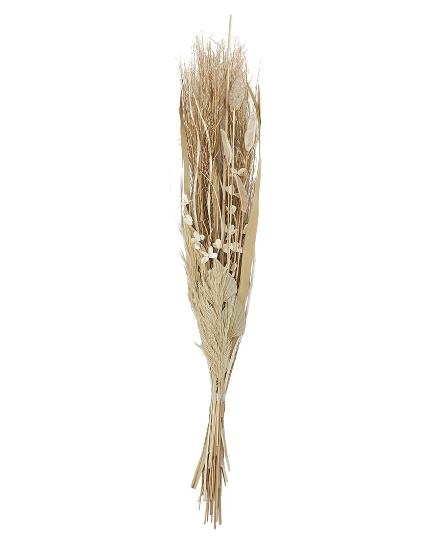 Peyton Lane Branch Beige Dried Plant Handmade Tall Floral Bouquet Natural Foliage In Beige