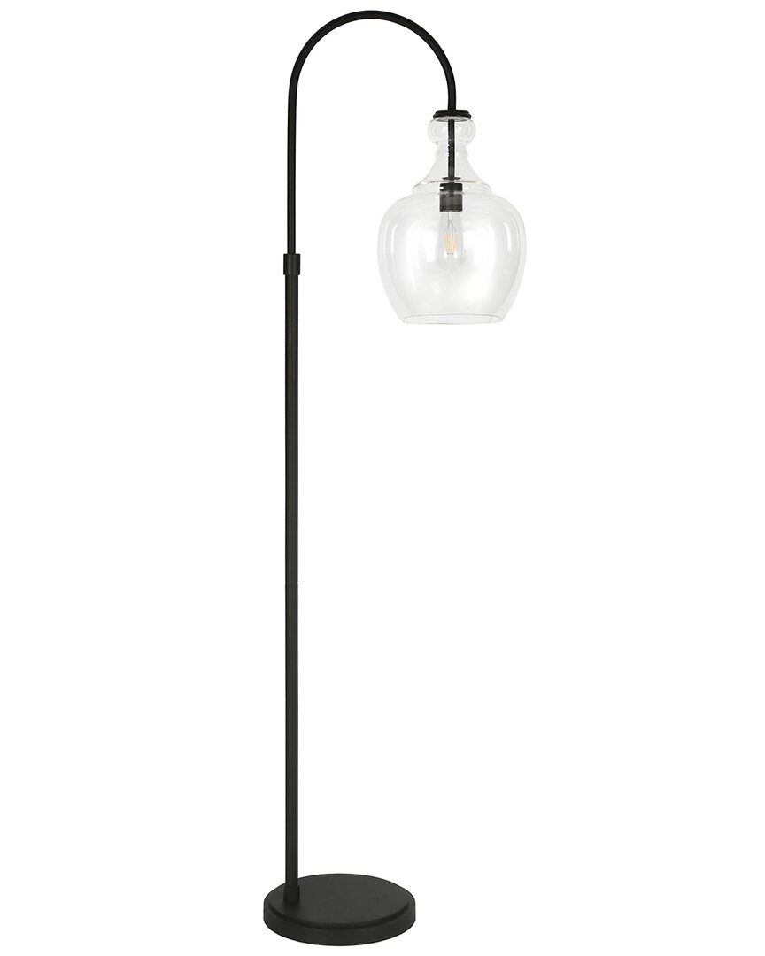 Abraham + Ivy Verona 70in Arc Floor Lamp In Black