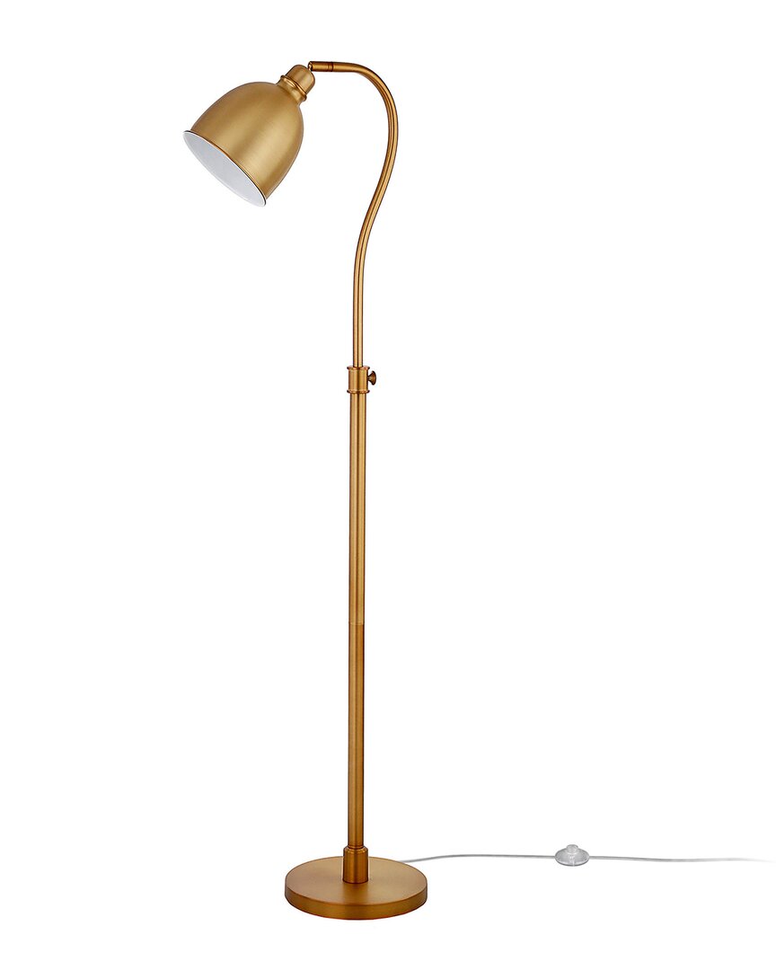 Abraham + Ivy Vincent Brass Finish Floor Lamp In Gold