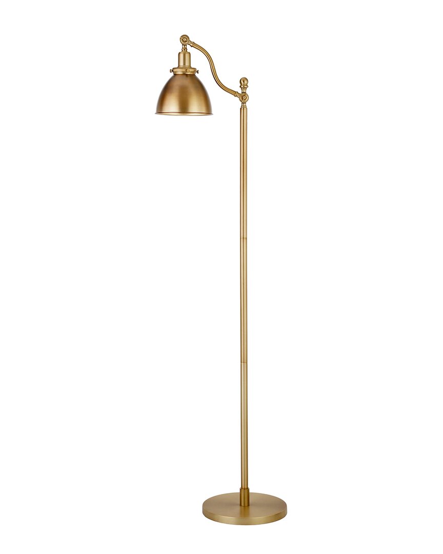 Shop Abraham + Ivy Beverly Brass Finish Floor Lamp In Gold