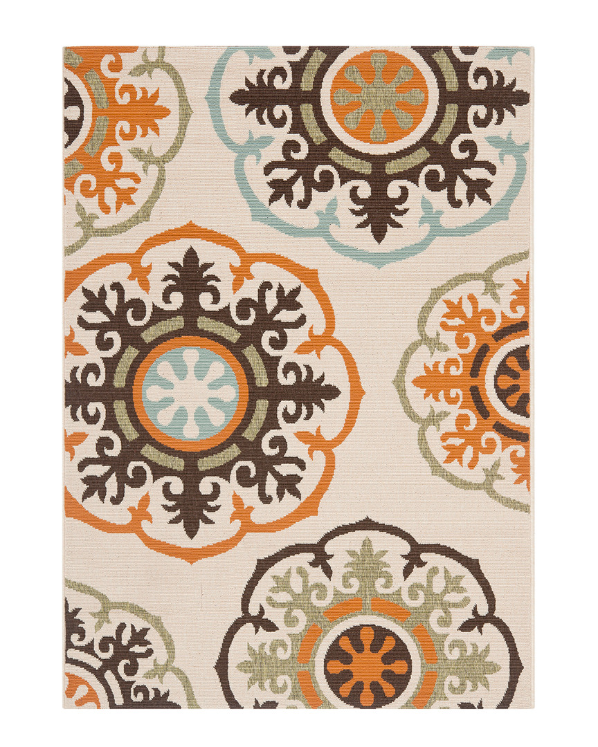Safavieh Veranda Indoor/outdoor Rug In Cream