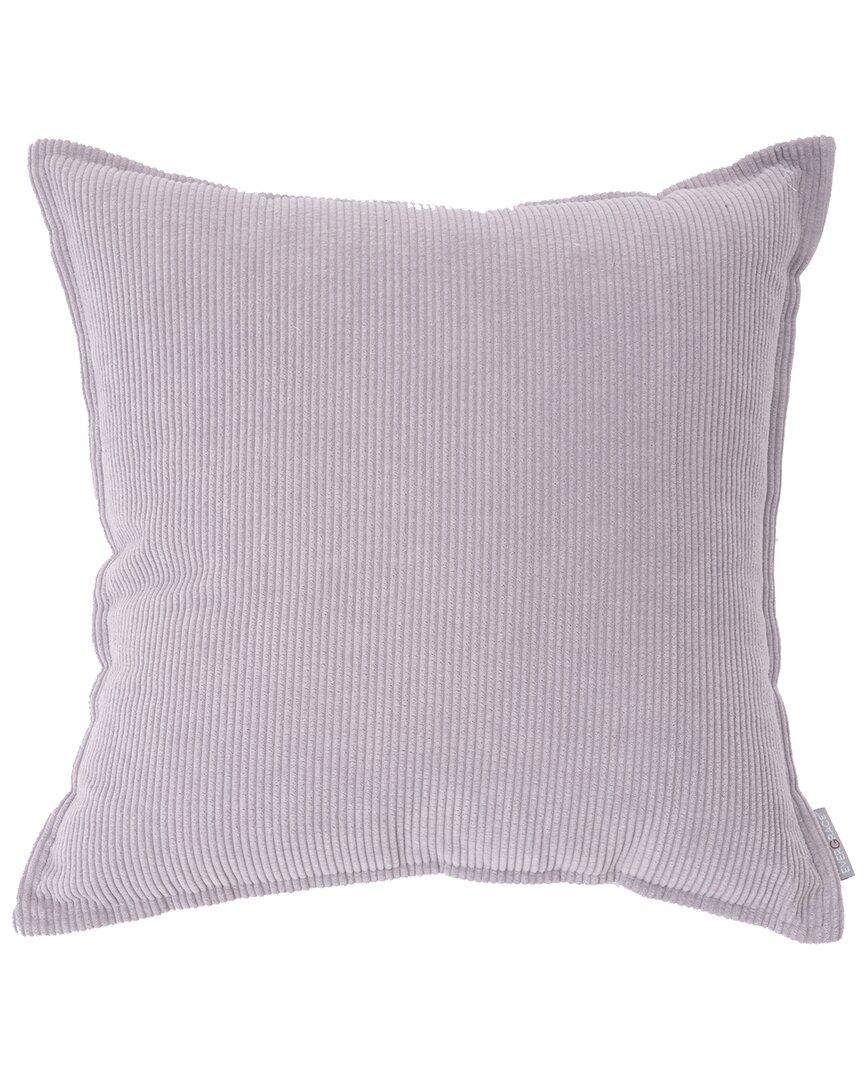 Evergrace Corde Du Roi Ribbed Pillow In Gray