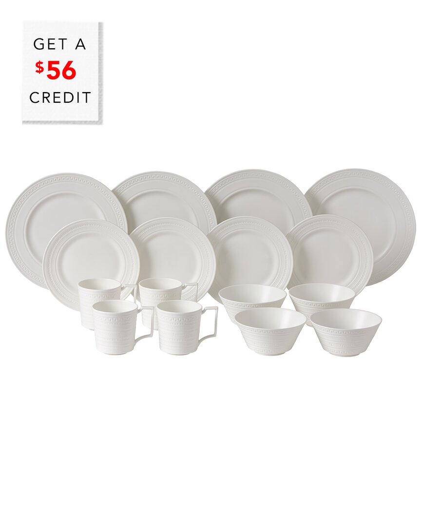 Wedgwood Intaglio 16pc Boxed Set With $45 Credit