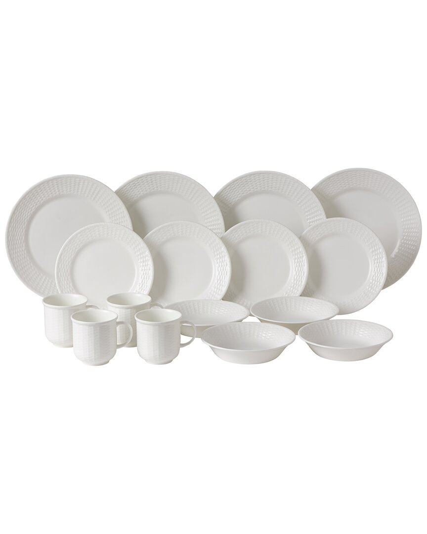 Wedgwood Nantucket 16pc Boxed Set In White