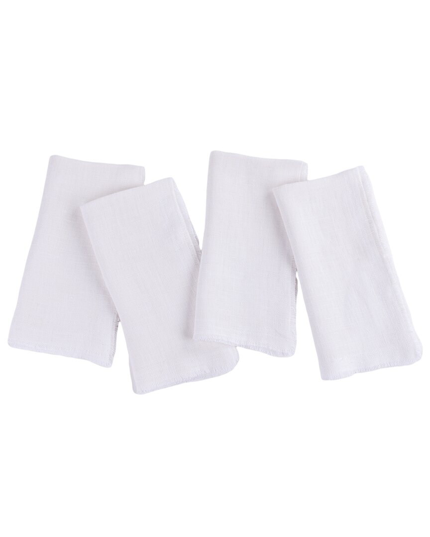 Amity Home Set Of 4 Ranier Linen Dinner Napkins