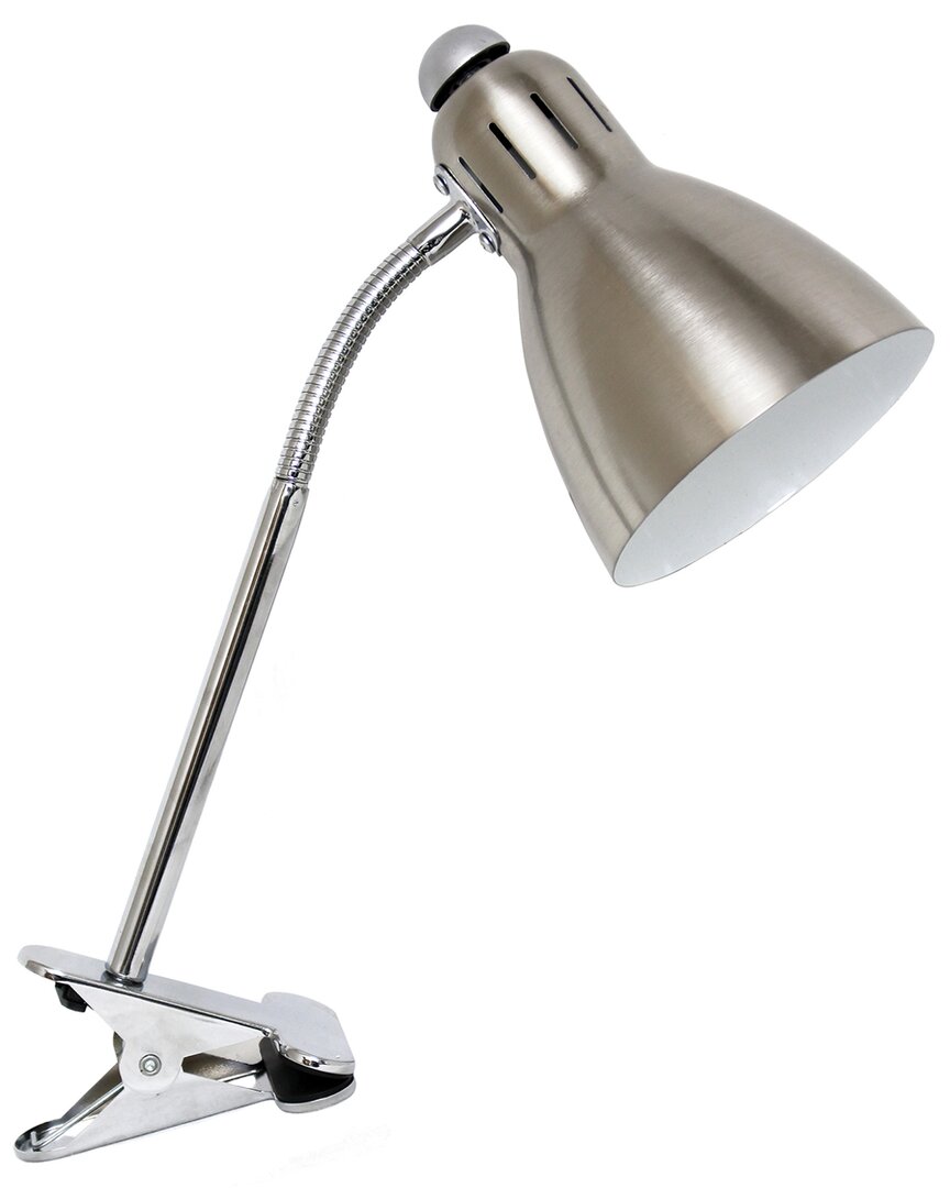 Lalia Home Laila Home Adjustable Clip-light Desk Lamp In Brown