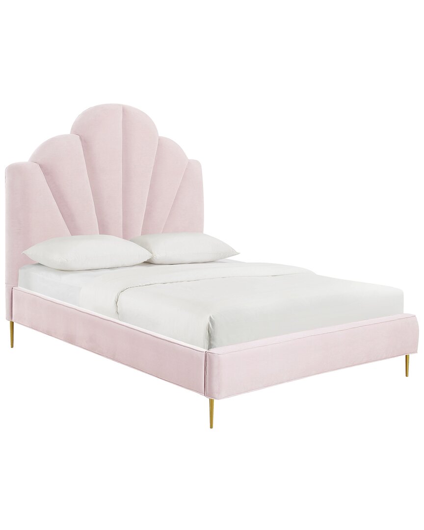 Tov Bianca Velvet Bed In Pink