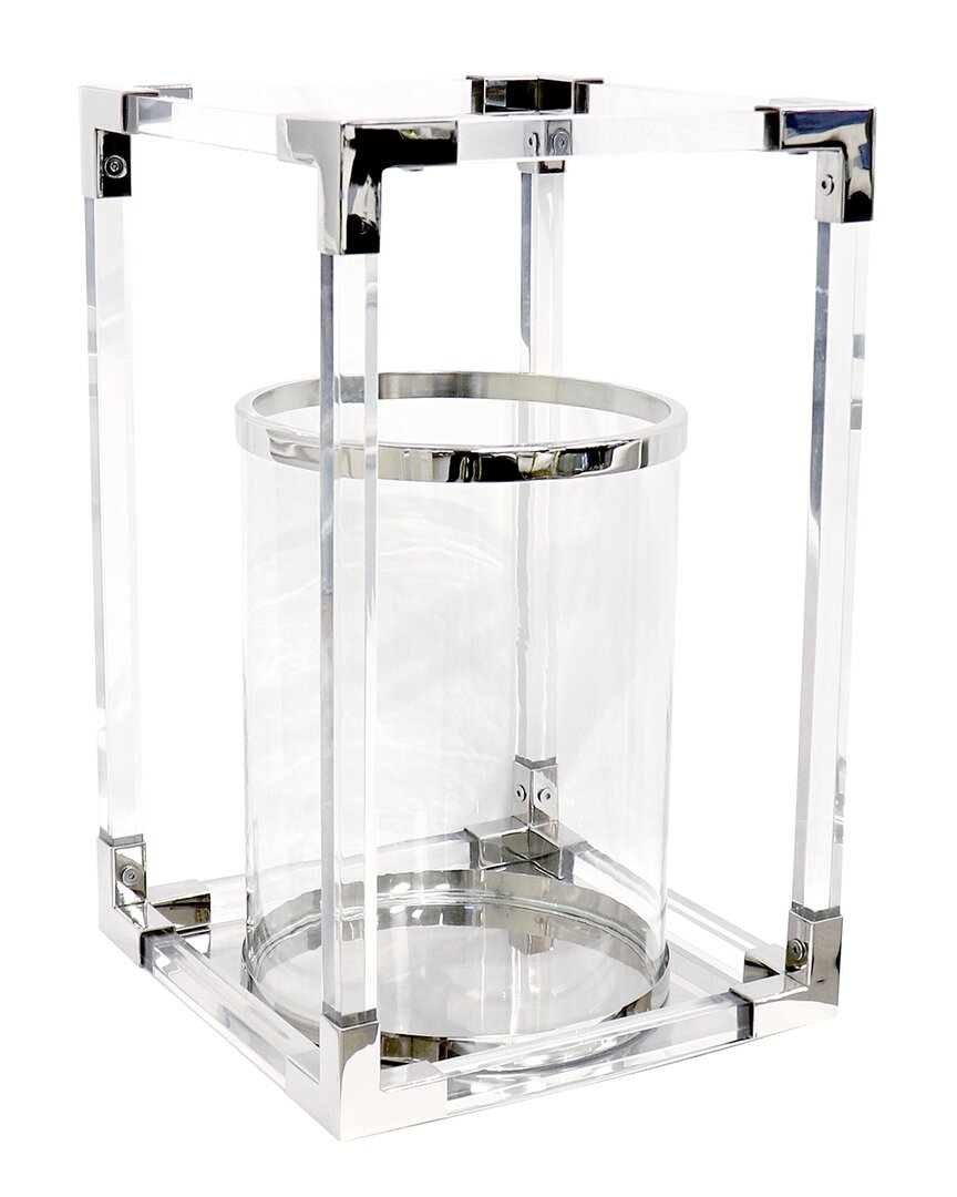 Pasargad Home Soren Large Lantern In Clear