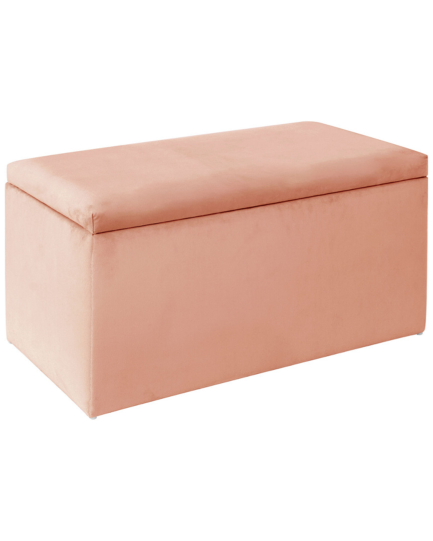 Skyline Furniture Kids' Storage Bench In Pink