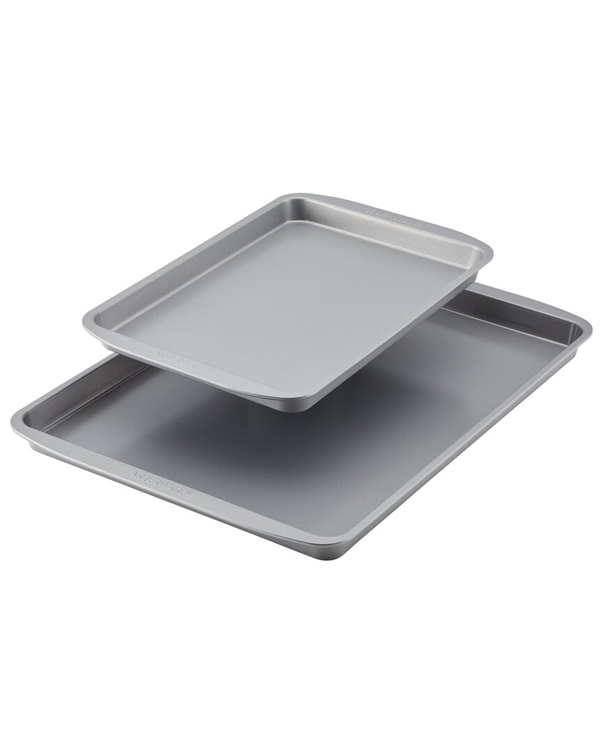 Farberware 2pc Golden Bake Bakeware Nonstick Sheet Pan Set In Grey