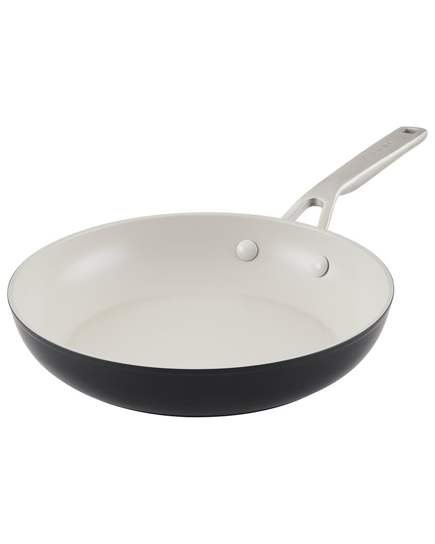 Kitchenaid Hard Anodized Ceramic Nonstick Frying Pan In Black