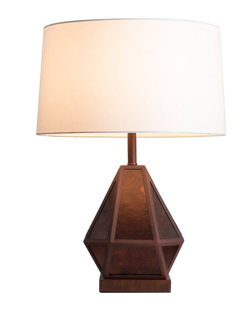 Nova Of California Artifact Natural Mica Table Lamp With Nightlight & 4-way  Rotary Switch