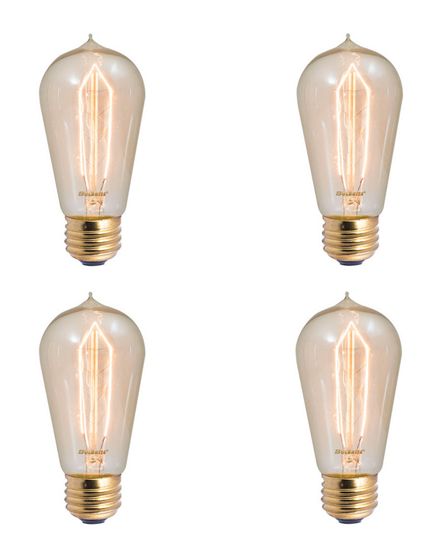 Bulbrite Set Of 4 Incandescent Nostalgic Bulbs