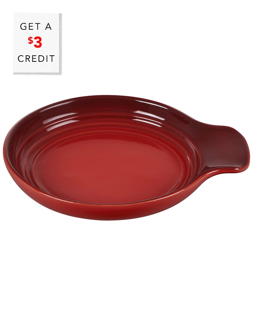 Le Creuset Spoon Rest With $3 Credit In Red