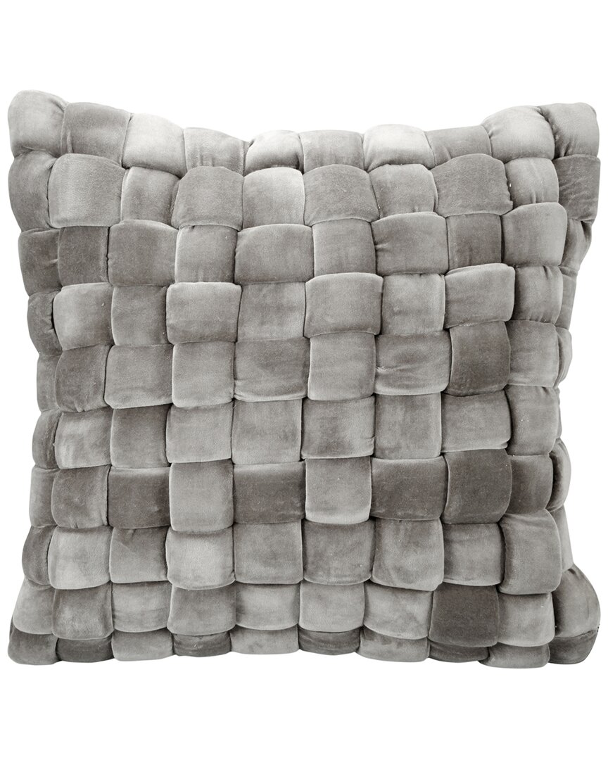 Shop Moe's Home Collection Jazzy Pillow Charcoal In Multi