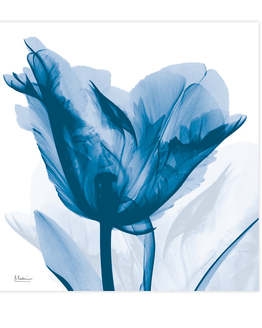 Empire Art Direct Lusty Blue Tulip By Albert Koetsier Wall Art
