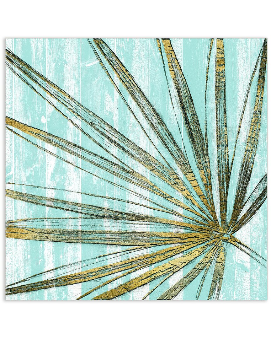 Empire Art Direct Beach Frond In Gold Ii Wall Art