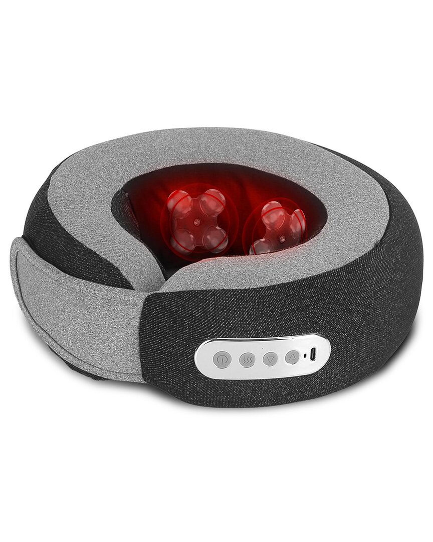 Fresh Fab Finds 2-in-1 Neck Massager Pillow In Gray