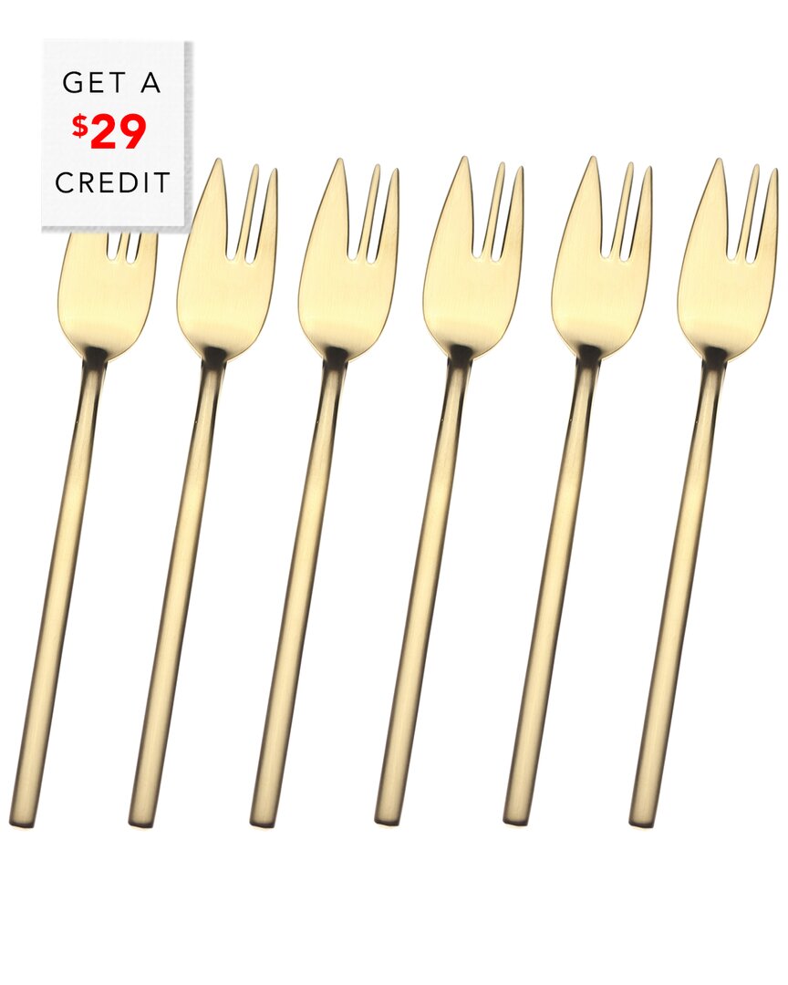 Mepra 6pc Cake Fork Set With $29 Credit