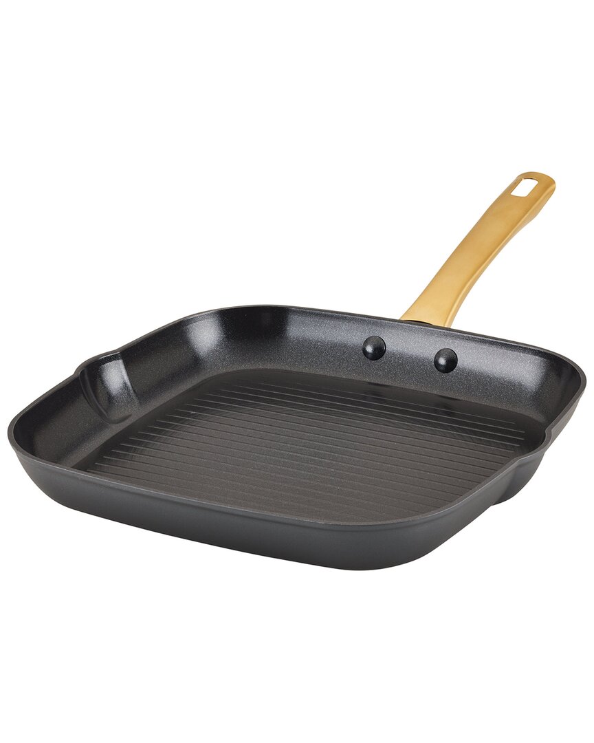 Farberware Forged Induction Ceramic Nonstick Square Grill Pan 11 Inch In Black