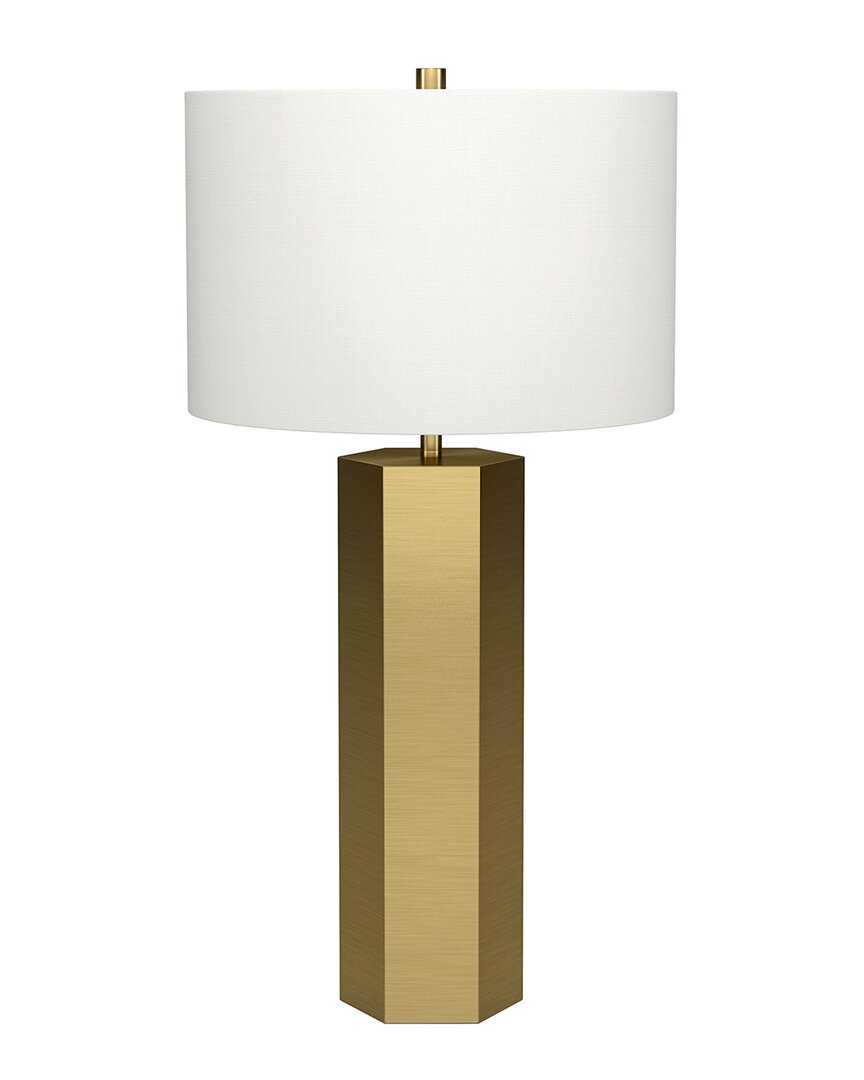 Abraham + Ivy Warren 27.25 Tall Table Lamp With Fabric Shade In