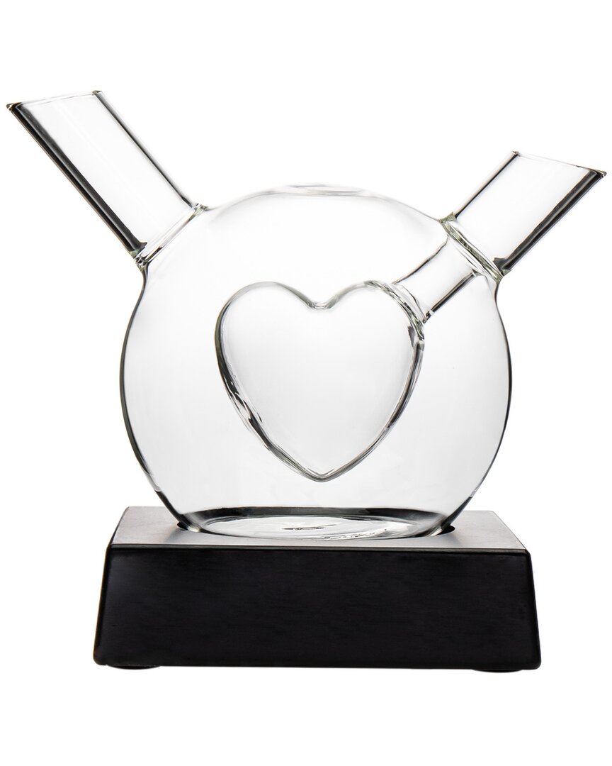 Godinger Heart And Soul Double Decanter In Clear