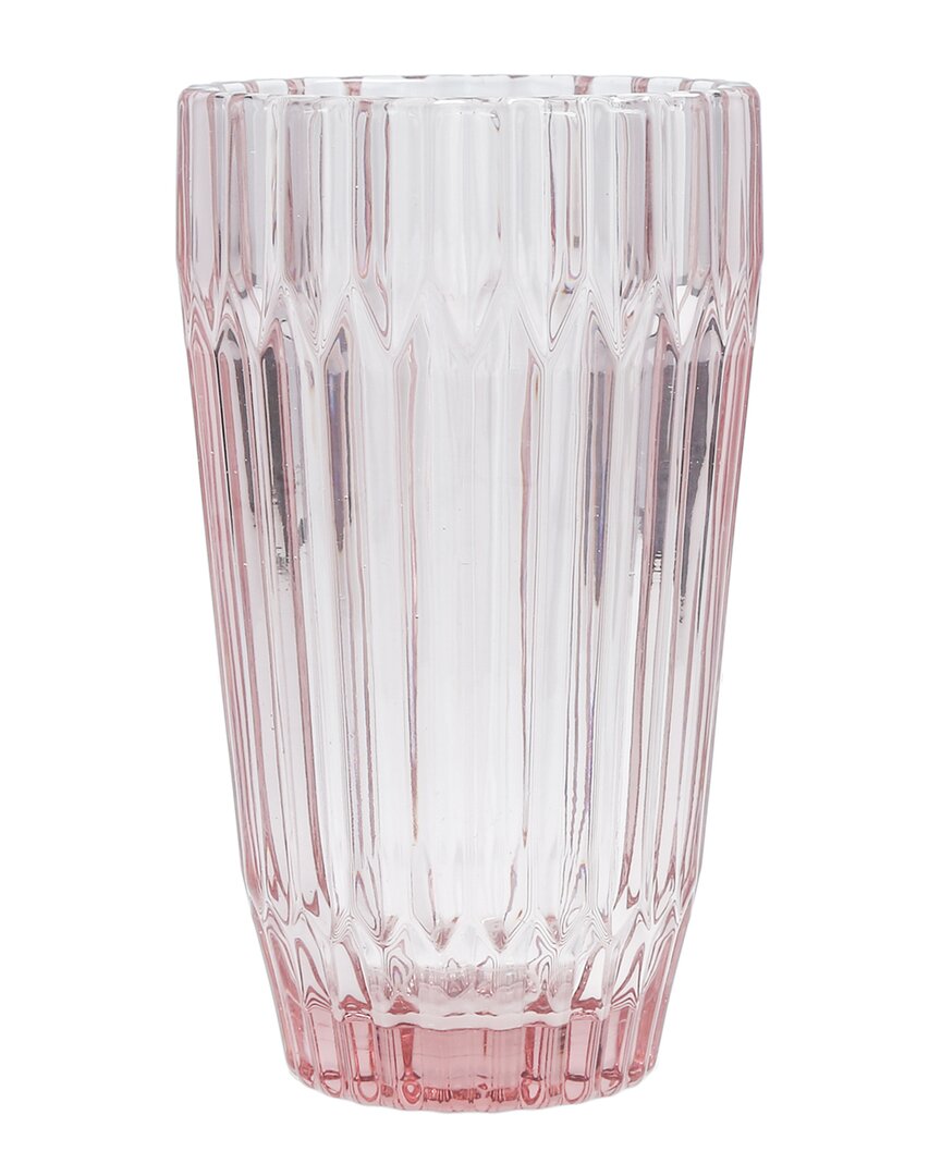 Fortessa Archie Pink Iced Beverage Glasses (set Of 6) In Pink