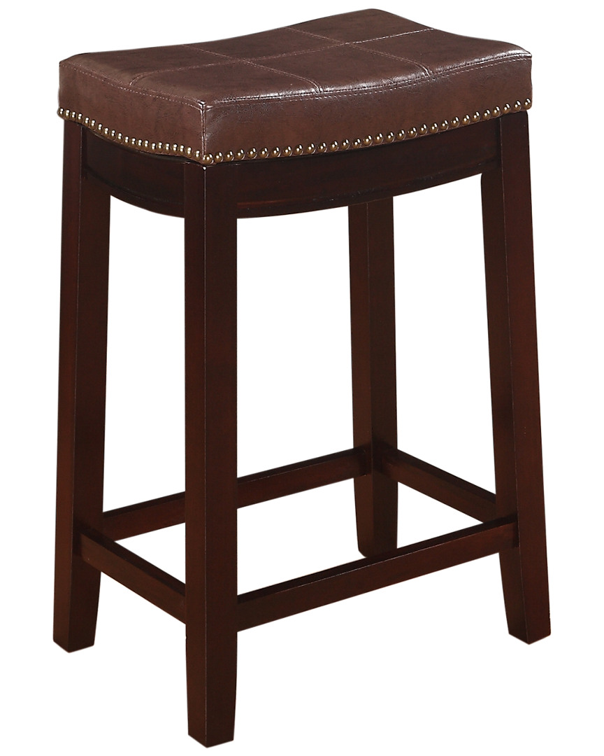 Linon Furniture Linon Claridge Counter Stool In Brown