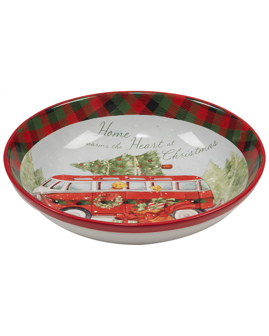 Certified International Home For Christmas Serving/pasta Bowl