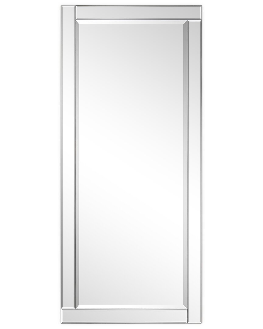 Empire Art Direct Moderno Beveled Rectangle Wall Mirror, 54" X 24" X 1.18" In Clear