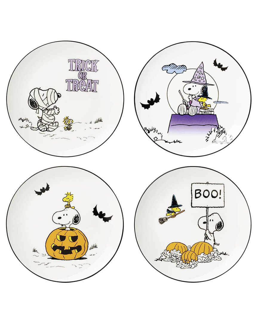Lenox The Great Pumpkin Assorted Accent Plates, Set Of 4