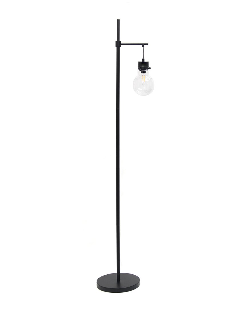 Lalia Home Black Matte 1-light Beacon Floor Lamp