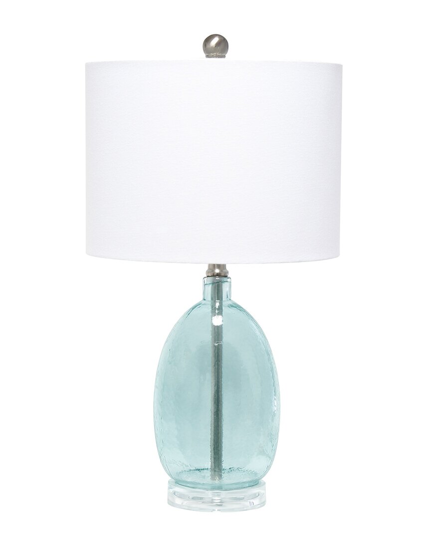 Shop Lalia Home Oval Glass Table Lamp In Clear