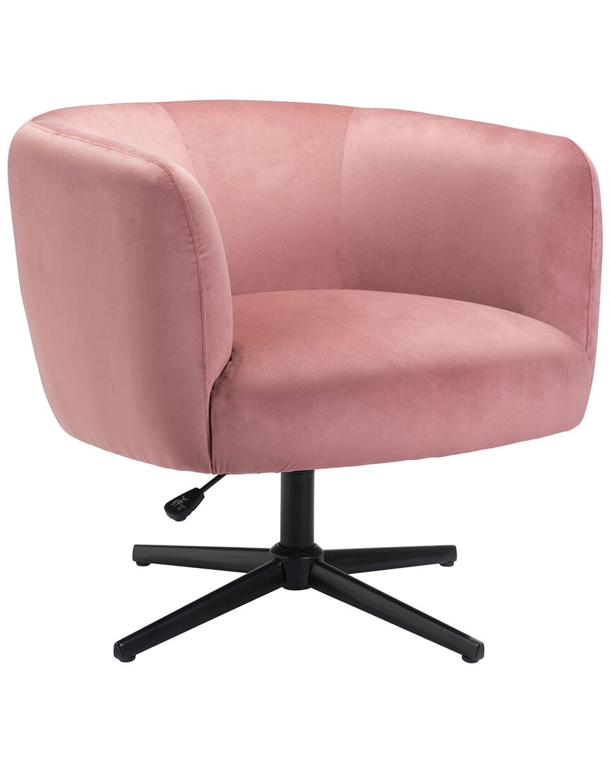Zuo Modern Elia Accent Chair In Pink