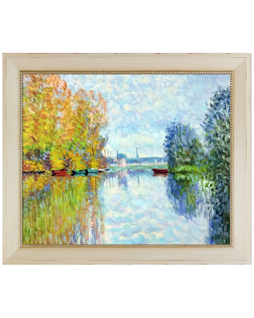 Overstock Art Autumn On The Seine At Argenteuil By Claude Monet Framed Hand Painted Oil On Canvas
